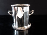 Rare Antique Silver Plate Ice Bucket Champagne Chiller Atkin Bros Late 1800's Barware