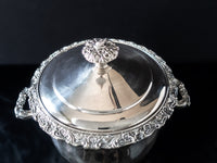 Vintage Silver Plate Insulated Ice Bucket Countess International Silver Barware