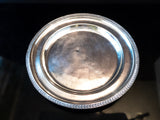 Vintage Hotel Silver Soldered Serving Tray Palmer House Chicago 1953 14" Trays