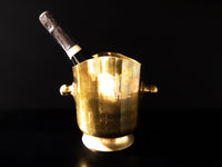 Vintage Brass Champagne Chiller Ice Bucket Barware