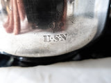 Silver Soldered US Navy Sugar Bowl Fouled Anchor Wardroom Officer's Mess USN R Wallace Hotel Military RR Silver