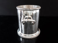 Rare Antique Silver Plate Ice Bucket Champagne Chiller Atkin Bros Late 1800's Barware