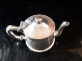 Vintage Antique Hotel Martin Teapot Sheffield Plate On Nickel Silver Hotel Military RR Silver