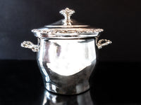 Vintage Silver Plate Insulated Ice Bucket Countess International Silver Barware