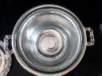 Vintage Silver Plate Insulated Ice Bucket Countess International Silver Barware