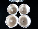 Antique Silver Plate Egg Cup And Spoon Caddy Sheffield England Circa Late 1800s Silver And Silverplate