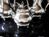 Vintage Silver Plate Tea Set Coffee Service 4 Piece Set Reed Barton Provincial Tea and Coffee Sets