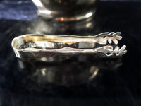 Vintage Brass Ice Bucket Insulated Glass Liner And Ice Tongs Grape Design Barware