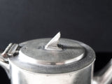 Silver Soldered Teapot Barming Hospital England 1927 RARE Art Deco Hotel Military RR Silver