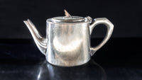 Silver Soldered Teapot Barming Hospital England 1927 RARE Art Deco Hotel Military RR Silver