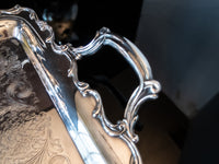 Vintage Silver Plate Tea Set Coffee Service Tray American Rose Webster Wilcox IS