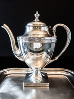 Art Deco Silver Plate Tea Set With Tray By Columbian Silver Co