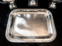 Art Deco Silver Plate Tea Set With Tray By Columbian Silver Co
