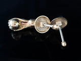 Solid Brass Hand Door Knocker Hand And Ball Victorian