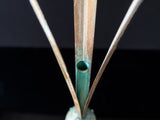 Vintage Carnevale Verdigris Brass Onion Bulb Bud Vase Tulip Bulb