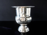 Vintage Silver Plate Trophy Style Champagne Chiller Ice Bucket IOB Barware