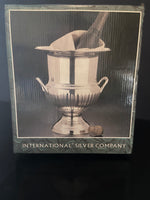 Vintage Silver Plate Trophy Style Champagne Chiller Ice Bucket IOB Barware