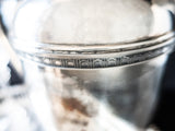 Vintage Silver Plate And Copper Cocktail Shaker Martini Shaker Decanter Barware