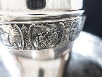 Vintage Silver Plate Cocktail Shaker Dutchardt Apollo 1920's Barware