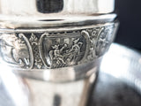 Vintage Silver Plate Cocktail Shaker Dutchardt Apollo 1920's Barware