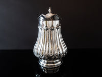 Antique Silver Plate Ice Water Pitcher Insulated Grape Finial Rogers Smith Co 1850's Victorian