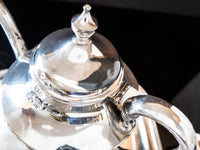 Art Deco Silver Plate Tea Set With Tray By Columbian Silver Co