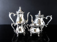 Vintage Silverplate Tea Set Service Countess By Webster Wilcox