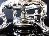 Vintage Silver Plate Samovar Coffee Urn With Burner Tea Warmer Hot Water Dispenser