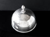 Large Antique Silver Plate Meat Dome Food Cloche Hotel Silver