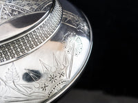 Antique Silver Plate Food Cloche Food Cover Dish Cover Aesthetic Era