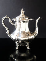 Vintage Silver Plate Tea Set Coffee Service Set Rosewood By Gorham Ornate