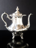 Vintage Silver Plate Tea Set Coffee Service Set Rosewood By Gorham Ornate
