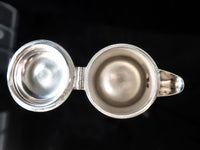 Vintage Large Hilton Hotel Silver Soldered Teapot 1961 Large 54 oz