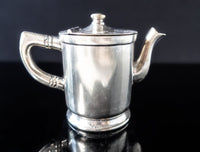 Vintage Hotel Silver Soldered Teapot Will Ross Inc Milwaukee Wis