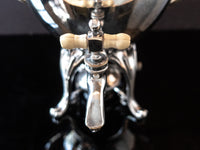 Antique Silver Plate Samovar Coffee Urn With Burner Barbour Silver Co Quadruple Plate