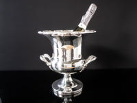 Vintage Silver Plate Loving Cup Champagne Chiller Ice Bucket By Towle