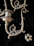 Set Of 10 Bronze Candle Holder Arms Wall Sconces Arms Ornate