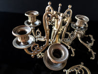 Set Of 10 Bronze Candle Holder Arms Wall Sconces Arms Ornate