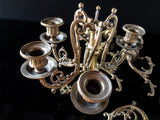 Set Of 10 Bronze Candle Holder Arms Wall Sconces Arms Ornate