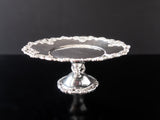 Baroque By Wallace Silver Plate Cake Plate Pedestal Stand