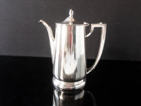 Pan Am Airlines Silver Plate Coffee Pot Teapot Large 10" 1969