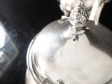 Vintage Silver Plate Du Barry Tea Set Coffee Service Set 5 Piece Set Wilcox IS
