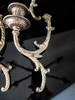 Set Of 10 Bronze Candle Holder Arms Wall Sconces Arms Ornate