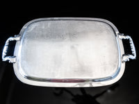 Vintage Silver Plate Serving Tray Rectangular Tray Henley