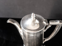Pan Am Airlines Silver Plate Coffee Pot Teapot Large 10" 1969