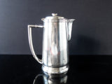 Vintage Large Hilton Hotel Silver Soldered Teapot 1966 Large 54 oz
