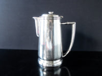 Vintage Large Hilton Hotel Silver Soldered Teapot 1966 Large 54 oz