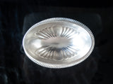 Reed Barton Silver Soldered Gravy Bowl Plate US Navy Or Hotel Type