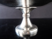 The Hilton Hotel Silver Soldered Cake Stand Pedestal Dish Taza Circa 1960