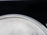 The Hilton Hotel Silver Soldered Cake Stand Pedestal Dish Taza Circa 1960